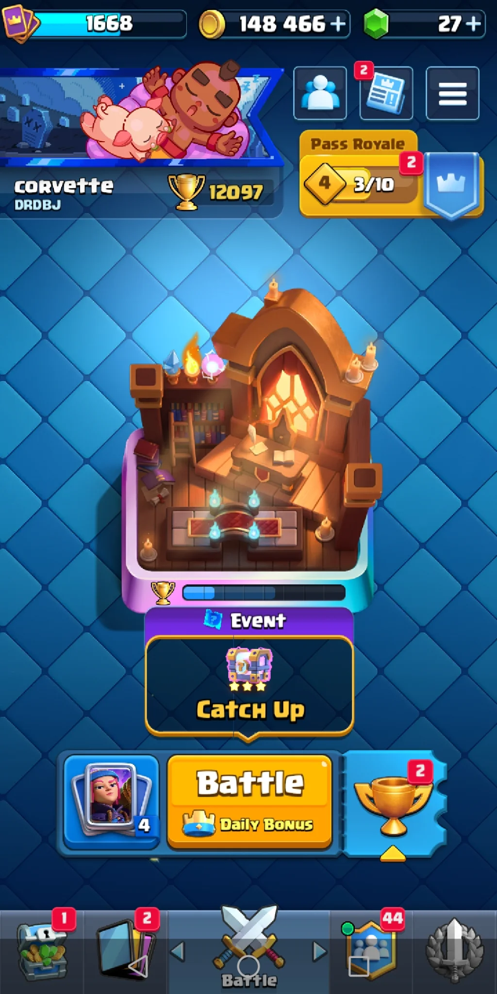 Clash Royale account 12k all characters — image 1