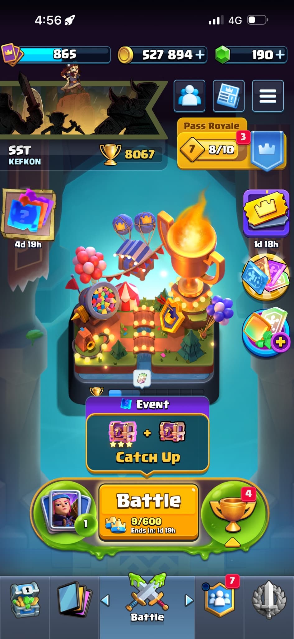 Clash royal 8k trophies — image 1
