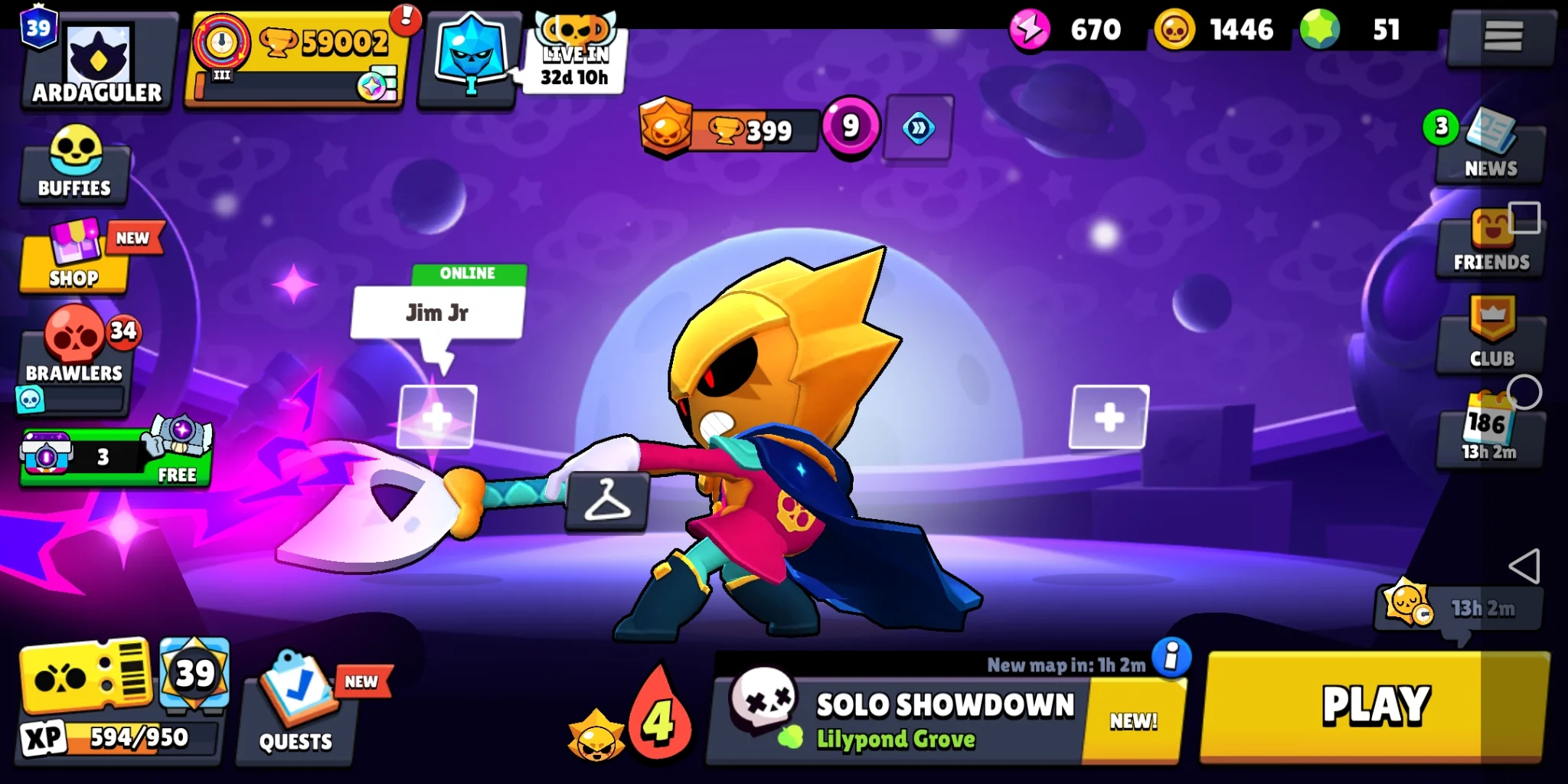 Brawl star acoount 60 k 100 brawler — image 1