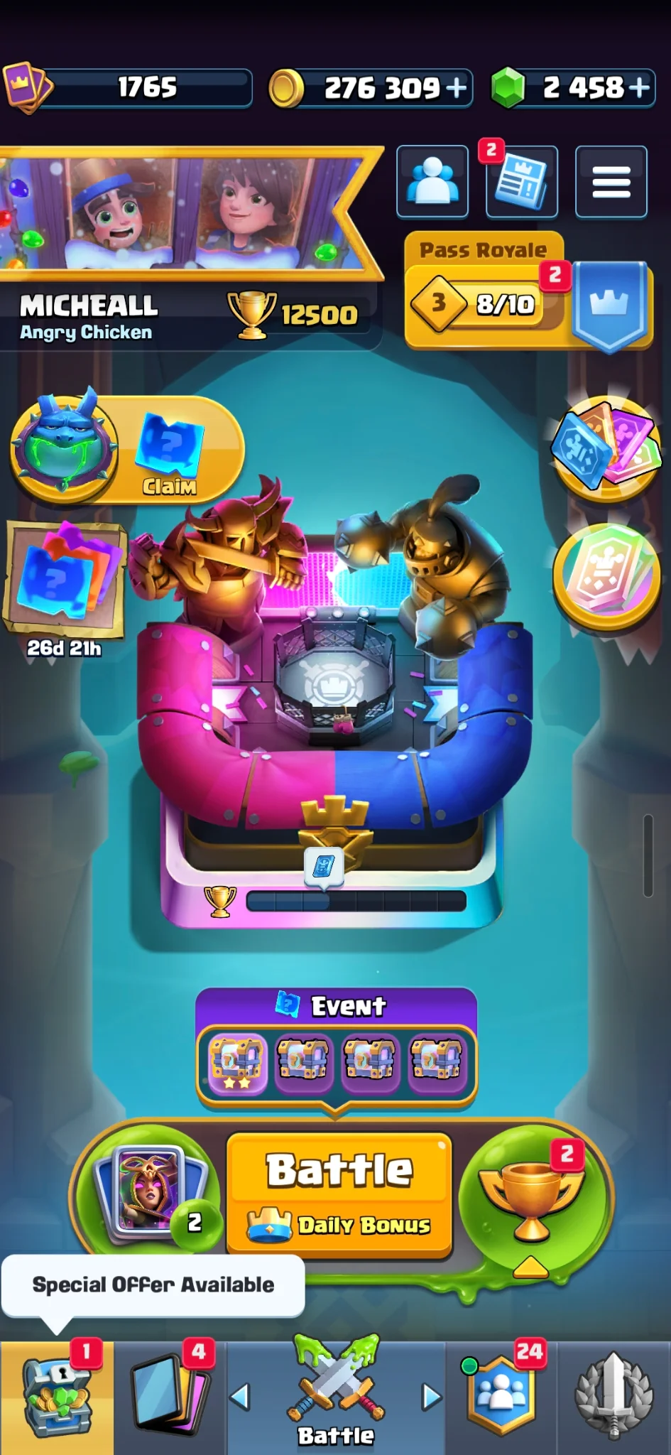 Clash royale 12 500 trophies — image 1