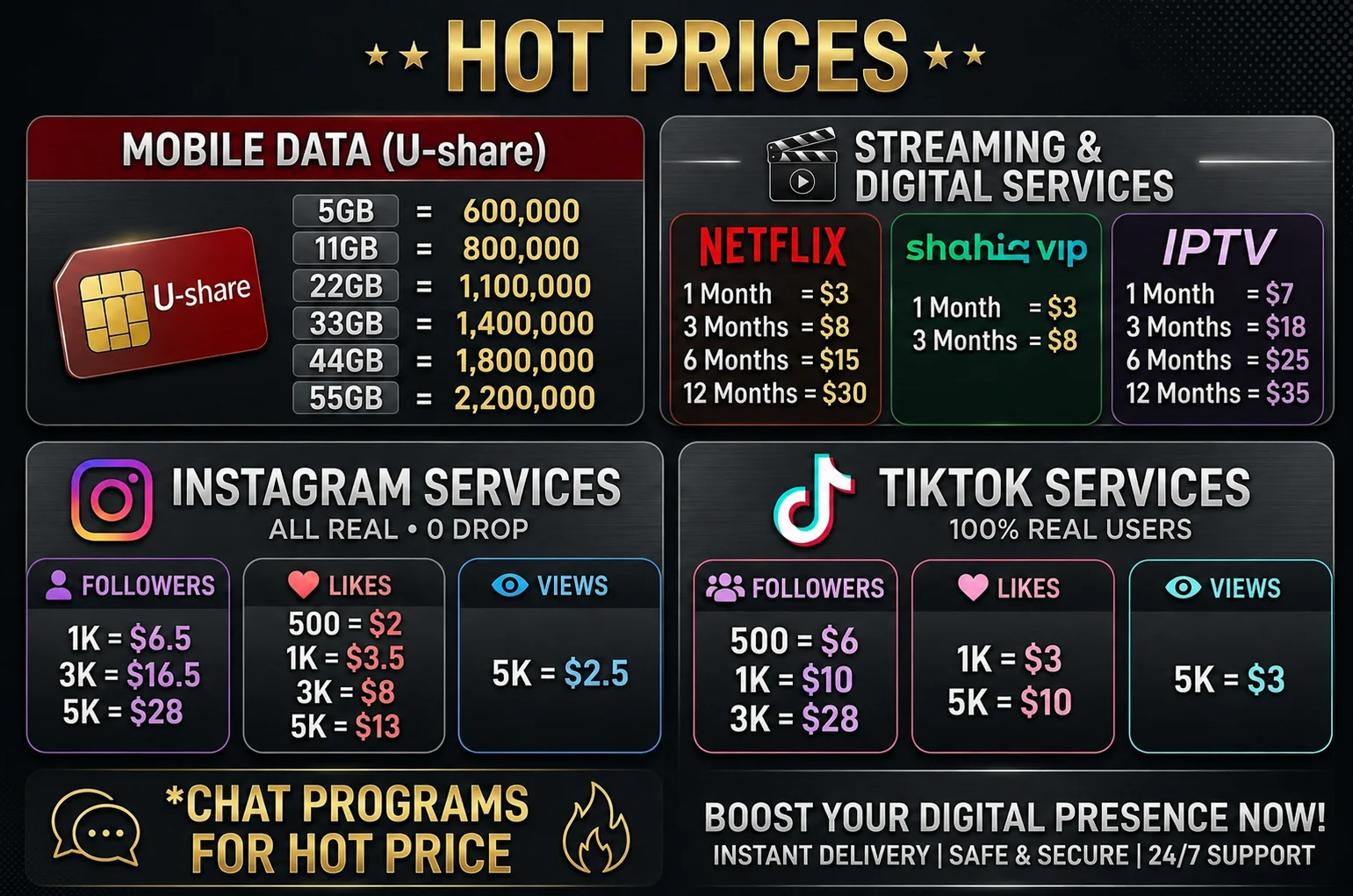 ### ๐ฌ Streaming & Digital Services โ image 1