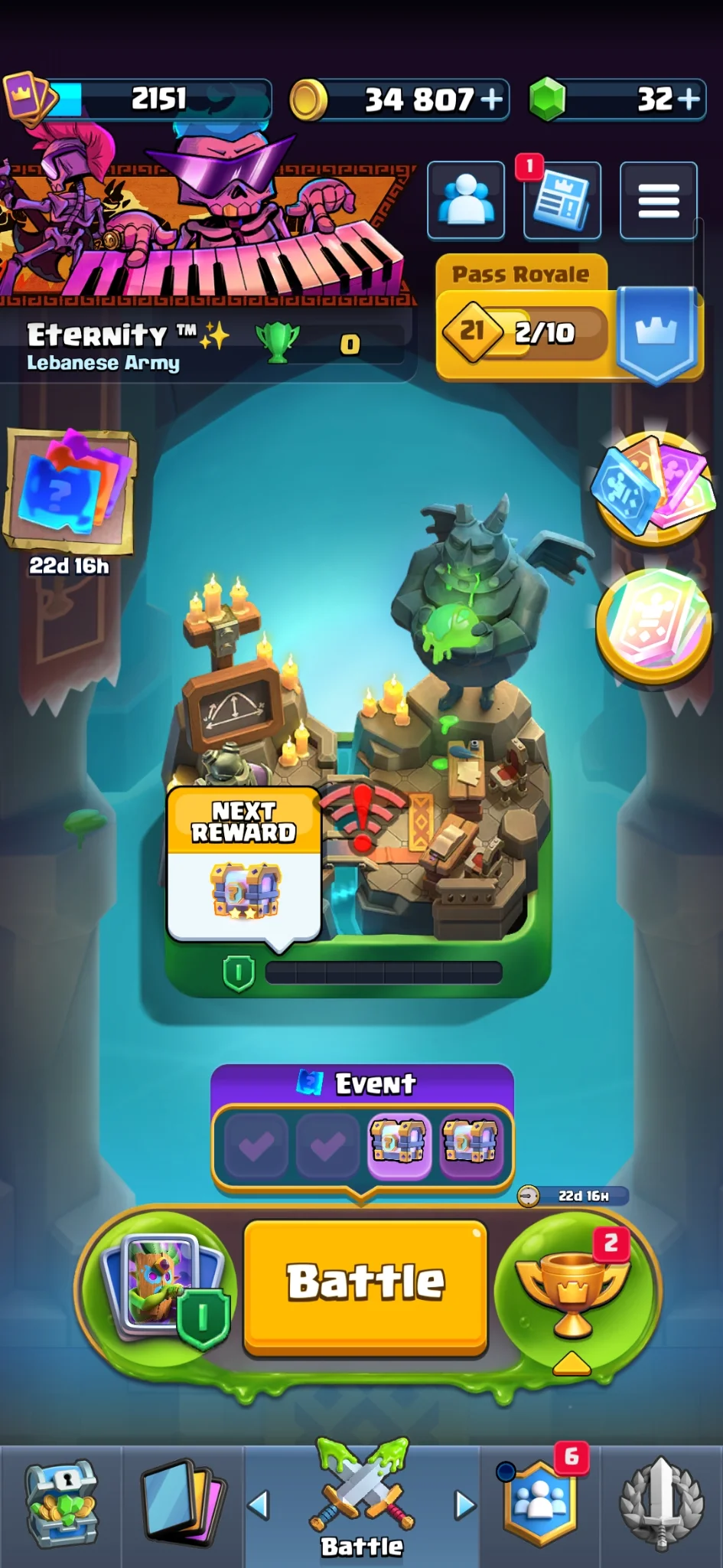 Account level 2151 — image 1