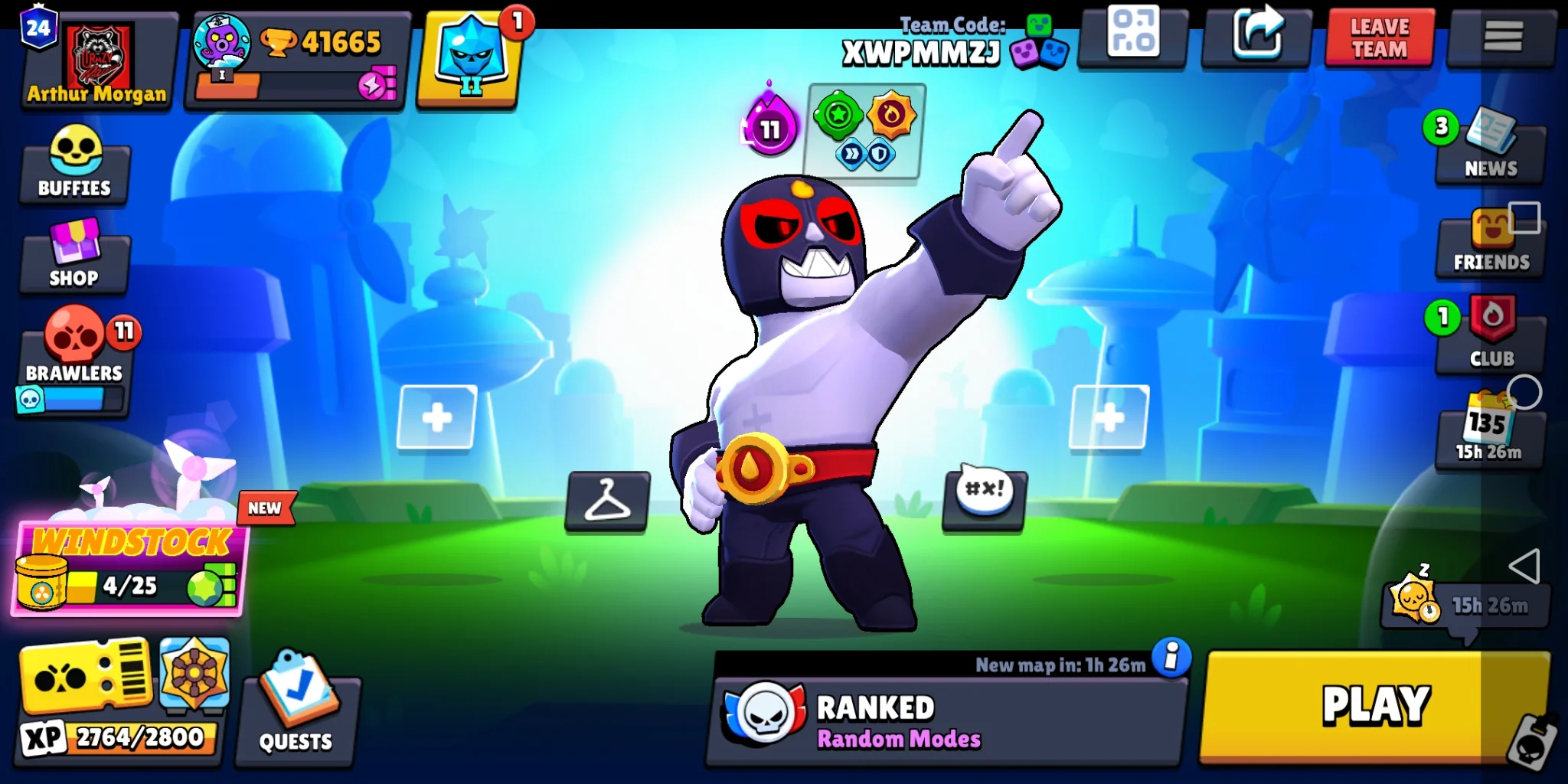 Brawl star acoount 77 brawler — image 1