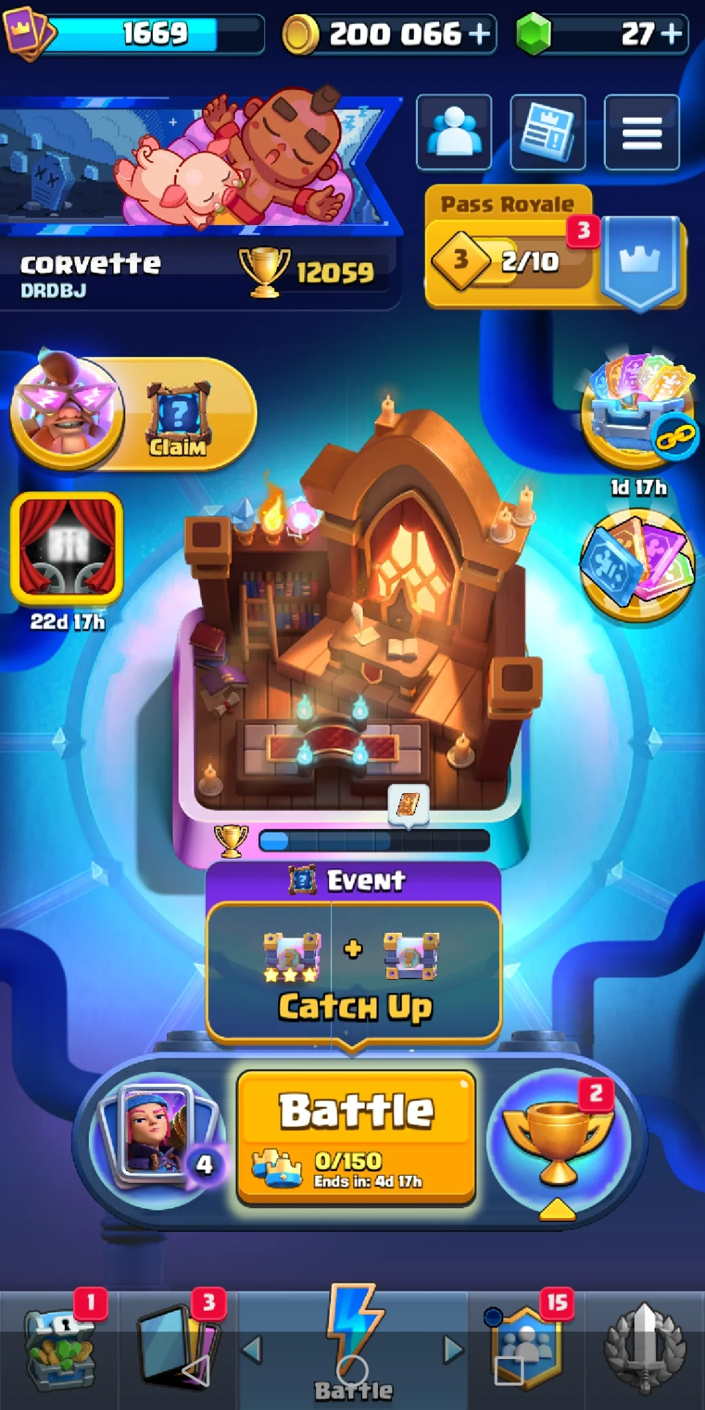 Clash Royale account 12k all characters — image 1