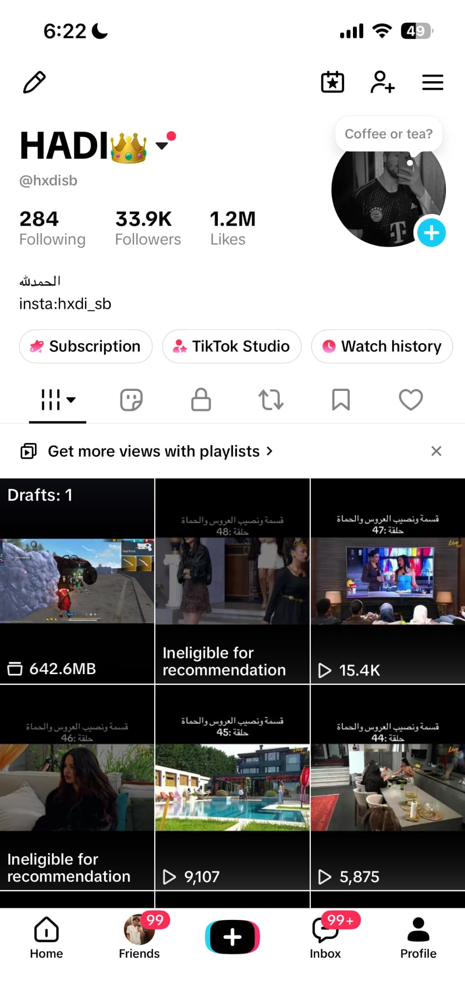 TIKTOK ACCOUNT