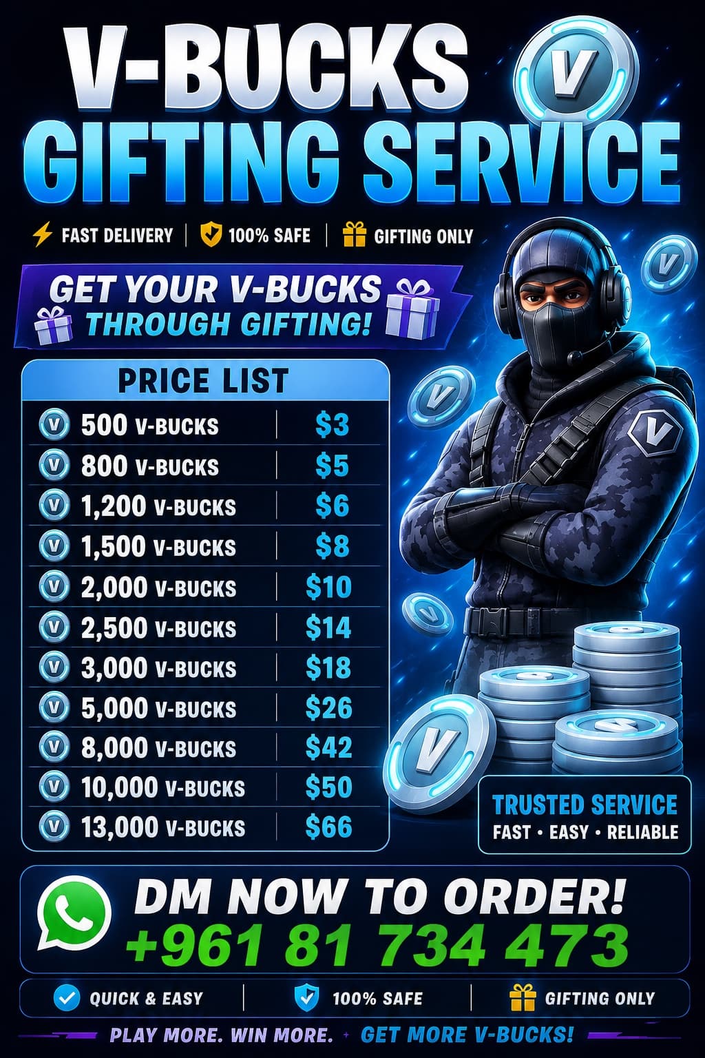 V-UBUCKS SELLING — image 1