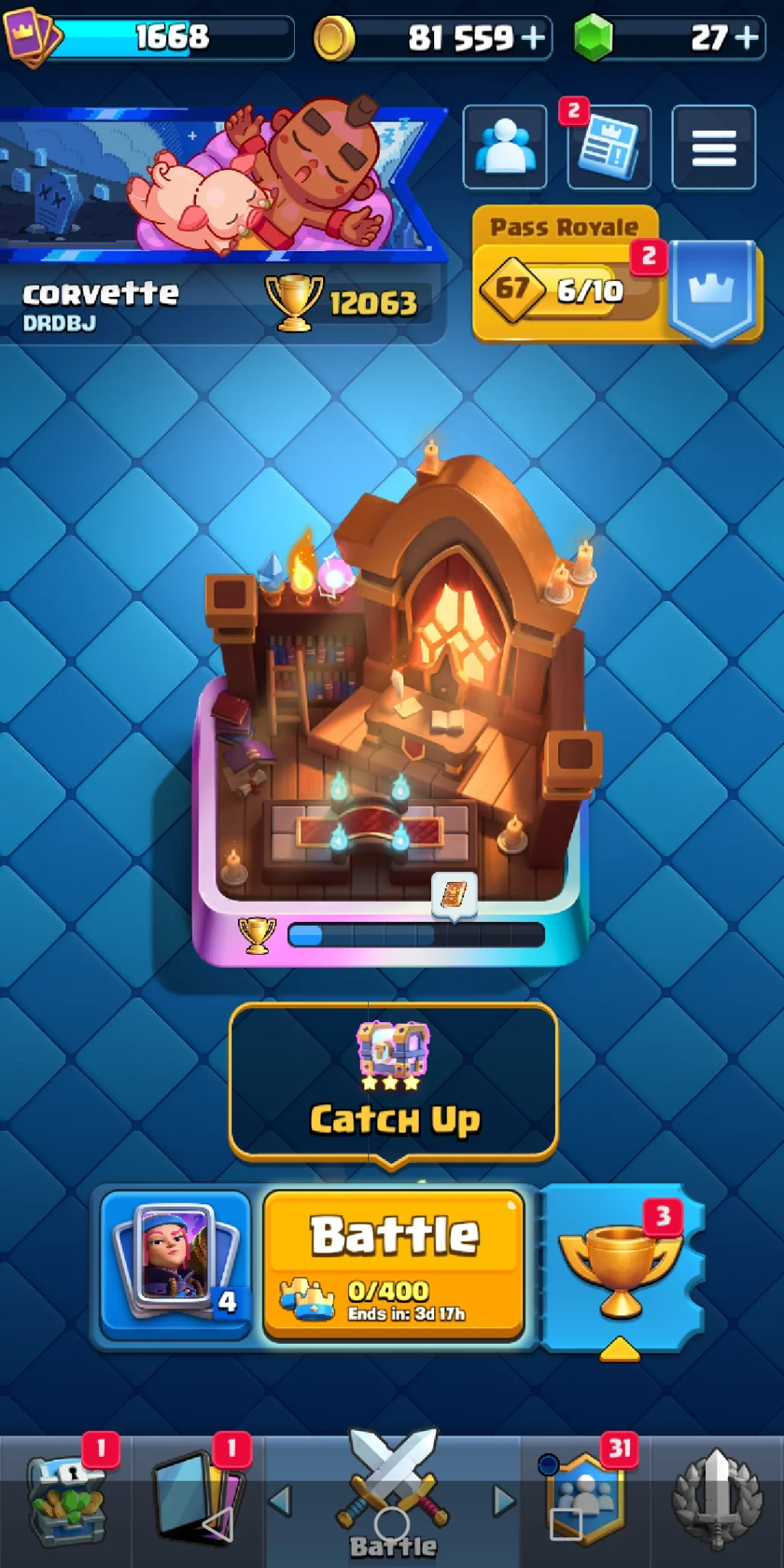 Clash Royale account 12k all characters — image 1